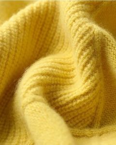 Premium <b>Women</b> Turtleneck Sweater Diamond Knit Pullover Soft <b>Warm</b> Casual Winter Fashion Elegant Yellow Color Daily WearPremium - Product Image 5