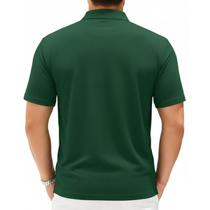 Nouvelle collection 2025 – T-shirt homme élégant en maille unie, style streetwear, 100 % coton respirant à séchage rapide, manches courtes pour l'été - Product Image 2