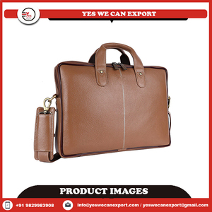 100% véritable unisexe léger étanche antivol Vintage pochette d'ordinateur avec fermeture à glissière sangle système de transport doublure en Polyester - Product Image 3