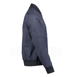 Chaquetas deportivas para correr con cremallera completa-OEM Export, tela elástica cómoda para uso activo - Product Image 5