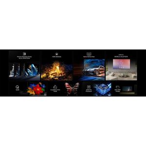 85-Inch <b>Mini</b> LED <b>TV</b> 4K Dynamic Range Smart HD 144Hz Refresh Rate High Contrast Panel for Audio & Gaming in Kitchen Use - Product Image 4