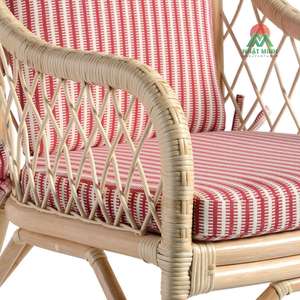 Muebles de Mimbre de Ratán de Madera Natural, Sillas de Ratán para Ocio, Sillas para Restaurante y Eventos - Product Image 6