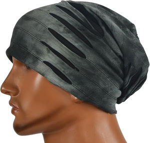 Asequible Asid Wash Venta al por mayor Estilo desgastado Hombres Mujeres Moda Long Slouchy Beanie Sombreros Oversized Baggy Beanies Gorras - Product Image 4