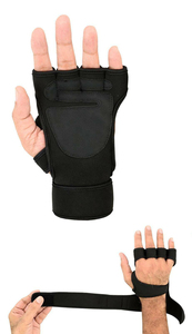 Empuñaduras deportivas antideslizantes con logotipo personalizado para gimnasio, para levantamiento de pesas y ejercicio físico, soporte para levantamiento de pesas - Product Image 2