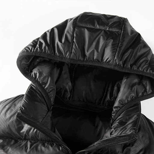 เสื้อกั๊กพัฟเฟอร์ผู้ชายคุณภาพสูงสำหรับฤดูหนาว แบบสวมใส่สบาย ไซส์ใหญ่ ทรงหลวม สีพื้น ไม่มีแขน - Product Image 3