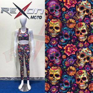 Ensemble de vêtements de sport à impression personnalisée pour femmes Leggings taille haute sans couture et soutien-gorge de sport pour le yoga en salle avec sublimation personnalisée - Product Image 6