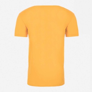 Camiseta Básica Transpirable de Cuello Redondo y Manga Corta, Corte Regular, Ecológica, de Secado Rápido, 100% Algodón, Color Amarillo para Hombre - Product Image 4
