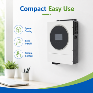 6kW Single Phase Off Grid Solar <strong>Inverter</strong> 220V Built in MPPT for 24V 48V Battery Home Storage Pure Sine Wave Backup Power - Product Image 5