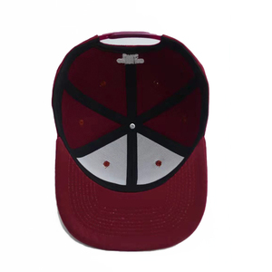 Logo de broderie bouffante personnalisé unisexe, Polyester/coton Snapback chapeaux ajustés hommes chapeaux réglables avec logo personnalisé - Product Image 4