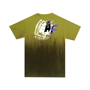 100% algodón de alta calidad de peso pesado lavado con ácido Oversize Streetwear camiseta hombres logotipo personalizado transpirable Sun Fade Tie Dye camiseta - Product Image 2