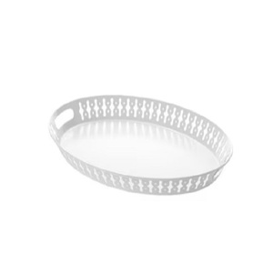 Galvanized <b>Set</b> of Two Metal Serving Tray Decorative Best Design for Home Hotel & Restaurant <b>Table</b> Source Galvanized Serving Tray - Product Image 3