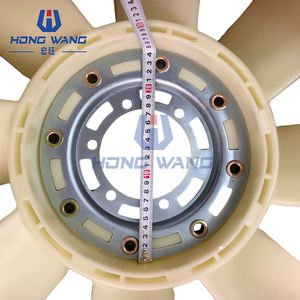 Directo de fábrica, piezas de repuesto para excavadora de calidad superior, ventilador de excavadora de ingeniería de precisión para 6D24 - Product Image 5