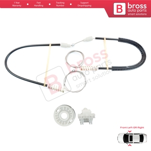 BWR251 Kit de réparation de lève-vitre porte avant gauche ou droite pour Clio MK2 BB/CB 1998-2012 4/5 porte 7700842240 7700842241 - Product Image 2