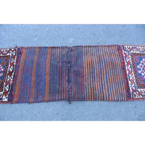 Patchwork étnico 1,6 X 3.2ft Rojo Negro Lana Sala de estar Alfombra Estilo turco Área grande Rectángulo Alfombra para pasillo Habitación Alfombra Nuevo" - Product Image 5