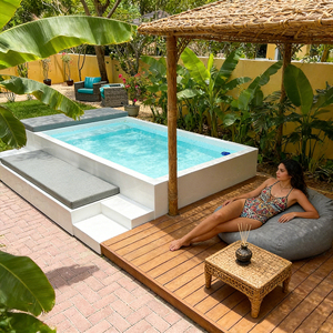 Régulateur de niveau d'eau, mosaïque de carreaux blancs pour piscine, piscine hors sol, grande piscine extérieure, chaise longue gonflable - Product Image 5