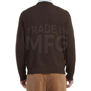 เสื้อถักไหมพรมคอลูกเรือผ้านุ่มน้ำหนักเบา - Product Image 3