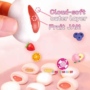 <span class=keywords><strong>Mini</strong></span> bonbons gélifiés ronds fourrés à la <span class=keywords><strong>confiture</strong></span> de fruits, emballés individuellement, pour anniversaires d'enfants - Product Image 3