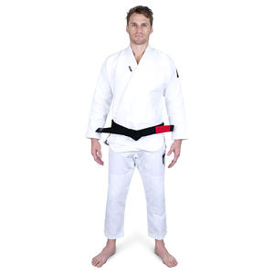 Custom <b>White</b> Wrestling Uniform Stretch Lightweight Breathable Martial Arts Training Suit with <b>Belt</b> for Adults Sets - Product Image 1
