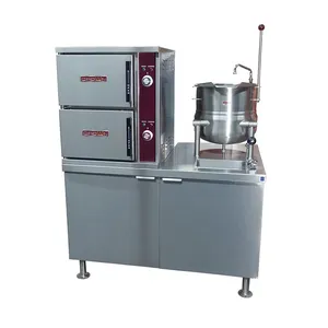 เครื่องนึ่งไฟฟ้าแบบพาความร้อน Crown Steam รุ่น ECX-10S-10 ขนาด 48 นิ้ว 2 ช่องสำหรับใช้งานเชิงพาณิชย์ - Product Image 1