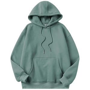 2026 meilleure qualité femmes mode sweat à capuche 100% coton tricoté tissu manches longues et col à capuche coupe ample pour l'hiver - Product Image 5