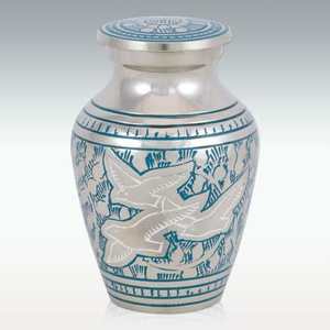 Urne de crémation antique faite à la main de haute qualité fournitures funéraires urnes souvenir pour tenir l'humain dans un look attrayant en nacre - Product Image 3