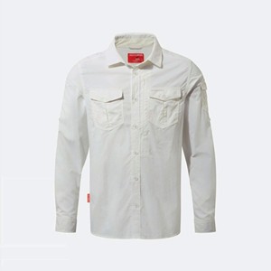 เสื้อคอตตอนสำหรับผู้ชายเสื้อเชิ้ตลำลองมีกระดุมปักลาย3D งานตามสั่งระบายอากาศได้ดี - Product Image 4