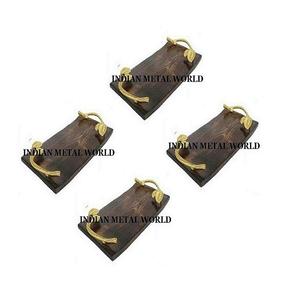 ถาดอาหารไม้เนื้อแข็งพร้อมด้ามจับทองเหลืองในราคาที่น่าดึงดูด,รูปร่างและขนาดที่ดีที่สุดสามารถปรับแต่งได้ - Product Image 3