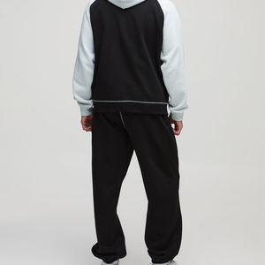 ชุดวอร์มผู้ชายระบายอากาศได้ดีสำหรับฤดูหนาวชุดวอร์มโอเวอร์ไซส์ออกแบบโลโก้ได้ตามต้องการ - Product Image 3