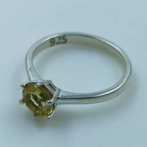 Anillo Hecho a Mano de Plata de Ley 925 con Citrino, Joyería Boho con Piedra de Nacimiento de Noviembre, Regalo Perfecto para su Cumpleaños o Aniversario - Product Image 3