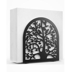 Nouveauté Porte-serviettes en fer noir Support à mouchoirs pour la maison Salon Bureau Porte-serviettes décoratifs - Product Image 3