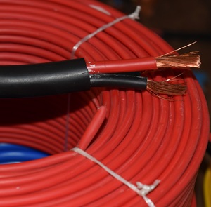 1,5 sqmm 2 Core PVC Cable redondo de cobre Cable eléctrico aislado flexible para cables de alimentación de aplicación de bajo voltaje - Product Image 2