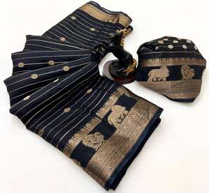 Komal-Vol-9 Pure Soft Fox Georgette Saree Pure Silk pour la distribution en gros dans les vêtements indiens et pakistanais - Product Image 4