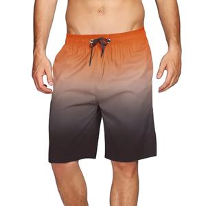 Shorts de bain à motif dégradé tendance pour hommes Shorts de plage imprimés en 3D colorés Mode estivale Vacances Shorts de surf - Product Image 3