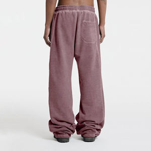 Logo personnalisé, streetwear décontracté, léger, ample, respirant, séchage rapide, coupe droite, surdimensionné, homme, lavage clair, 100% coton - Product Image 4