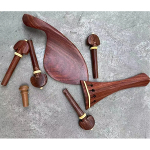 อุปกรณ์เสริมไวโอลิน ที่พักนิ้วทำจากไม้พะยูง งานแฮนด์เมด สำหรับเครื่องดนตรี กีตาร์ กีตาร์ไฟฟ้า กีตาร์โปร่ง แอมป์ - Product Image 5