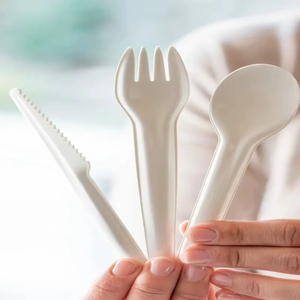 Cuchillo de Papel PLA Ecológico de 155 mm, Resistente a la Grasa, para Comida Caliente y Fría, Ideal para Cafeterías, Restaurantes y Eventos - Product Image 1