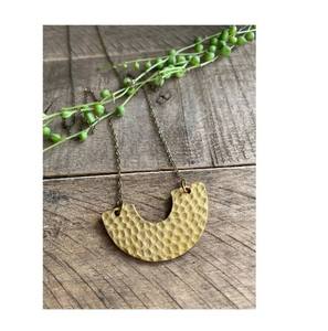 Collar de Latón de Calidad Superior con Medalla y Impresión Digital, Colgante Hecho a Mano Ecológico - Más Vendido a Bajo Precio - Product Image 1