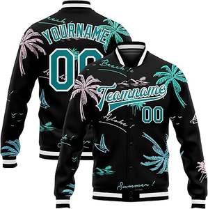 Chaqueta universitaria de alta calidad unisex a granel logotipo bordado personalizable al por mayor ideal para tiendas de ropa y amantes de la moda - Product Image 2