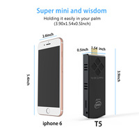 Partaker – Mini PC Stick a-tom X5-Z8350 windows 10 4 go + 64 go 8 go + 128 go USB 3.0 BT AC WiFi 4 cœurs Pocket PC TV BOX Mini ordinateur