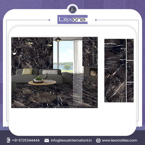 Carreaux de porcelaine entièrement émaillés au design moderne de 600x1800mm et carreaux de mur avec aspect marbre pour les sols du salon - Product Image 2