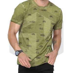 Venta al por mayor personalizado su logotipo de marca 100% algodón camiseta en blanco hombres camiseta lisa Casual hombres camisetas en línea venta - Product Image 6