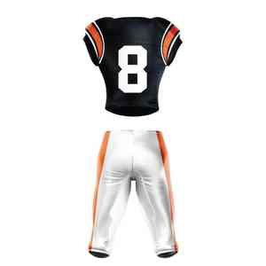 Maillot de football américain de haute qualité et pantalon uniforme impression sublimée ensemble de vêtements de sport d'équipe personnalisés - Product Image 6