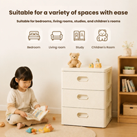 Meuble de rangement en plastique PP à tiroirs multiples, organisateur de bureau, unité de rangement de bureau, armoire de rangement pour cosmétiques et articles divers