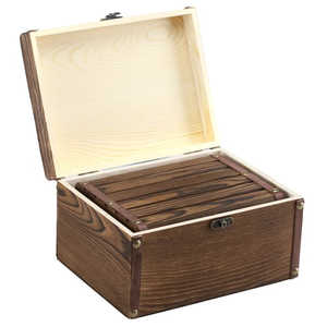 Caja de madera Caja decorativa de madera maciza Venta caliente Regalos y artesanías Cajas de madera Letreros de pared Hecho EN LA India - Product Image 1