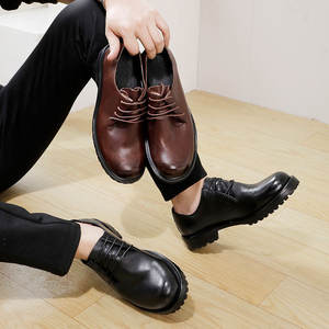 Zapatos Oxford de Cuero Vacuno Suave con Correa Ajustable y Talón Reforzado, Zapatos de Negocios para Hombre, Zapatos de Oficina - Product Image 3