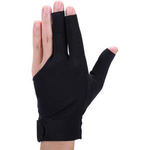 Guantes de Snooker para Jugadores Profesionales, con Logotipo Personalizado, Antideslizantes, Ligeros, con Dedos Descubiertos, para Billar, de Fábrica - Product Image 2