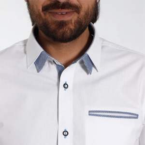 Camisas de vestir con botones formales para hombre personalizadas Camisas de algodón y lino de alta calidad para negocios, oficina y eventos corporativos - Product Image 2