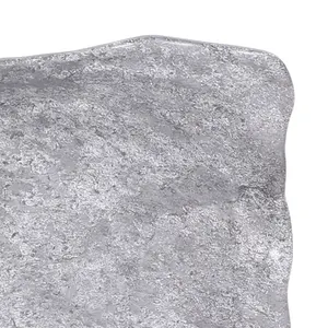 ถาดทำด้วยมือสำหรับเป็นของขวัญแบบดั้งเดิมและมีจุดประสงค์ในการตกแต่งถาดทำด้วยมือพร้อมสีเงินขัดเงาเรียบสำหรับรับประทานอาหารชุบเคลือบเพื่อความปลอดภัย - Product Image 3