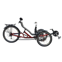 Chine livraison gratuite vélo couché à suspension arrière en acier à haute teneur en carbone