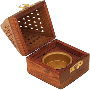 Quemador de incienso de resina de diseño único para fragancia casera, difusor de aromaterapia de madera epoxi Bakhoor árabe Oud, incienso Madhkan - Product Image 3